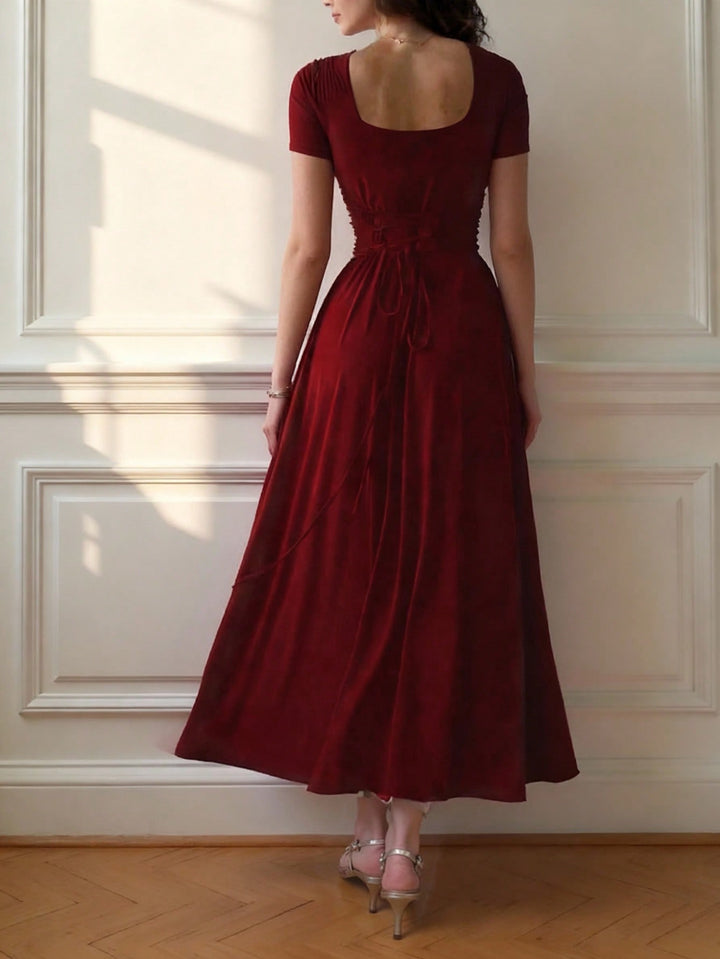 Rochie midi SHEIN, vișiniu