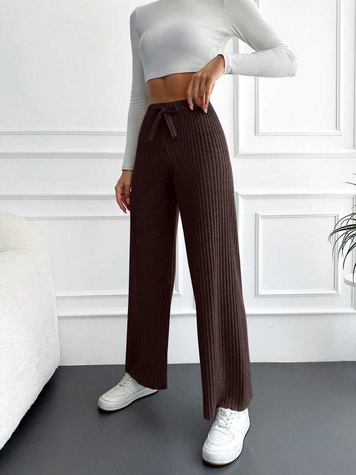 Pantaloni SHEIN, maro