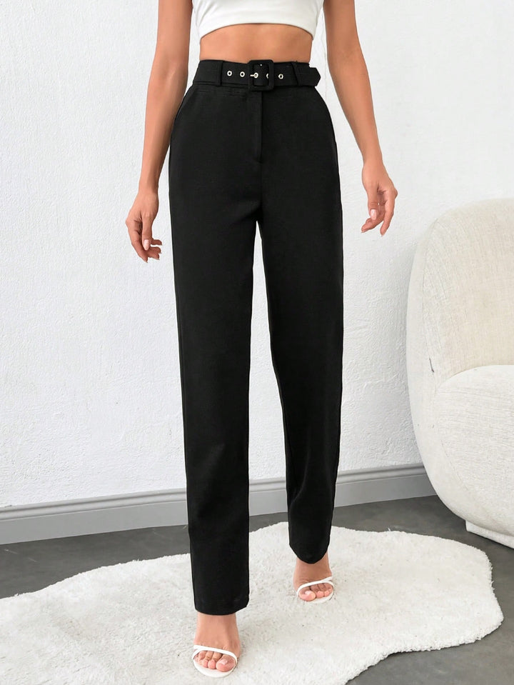 Pantaloni SHEIN, negru