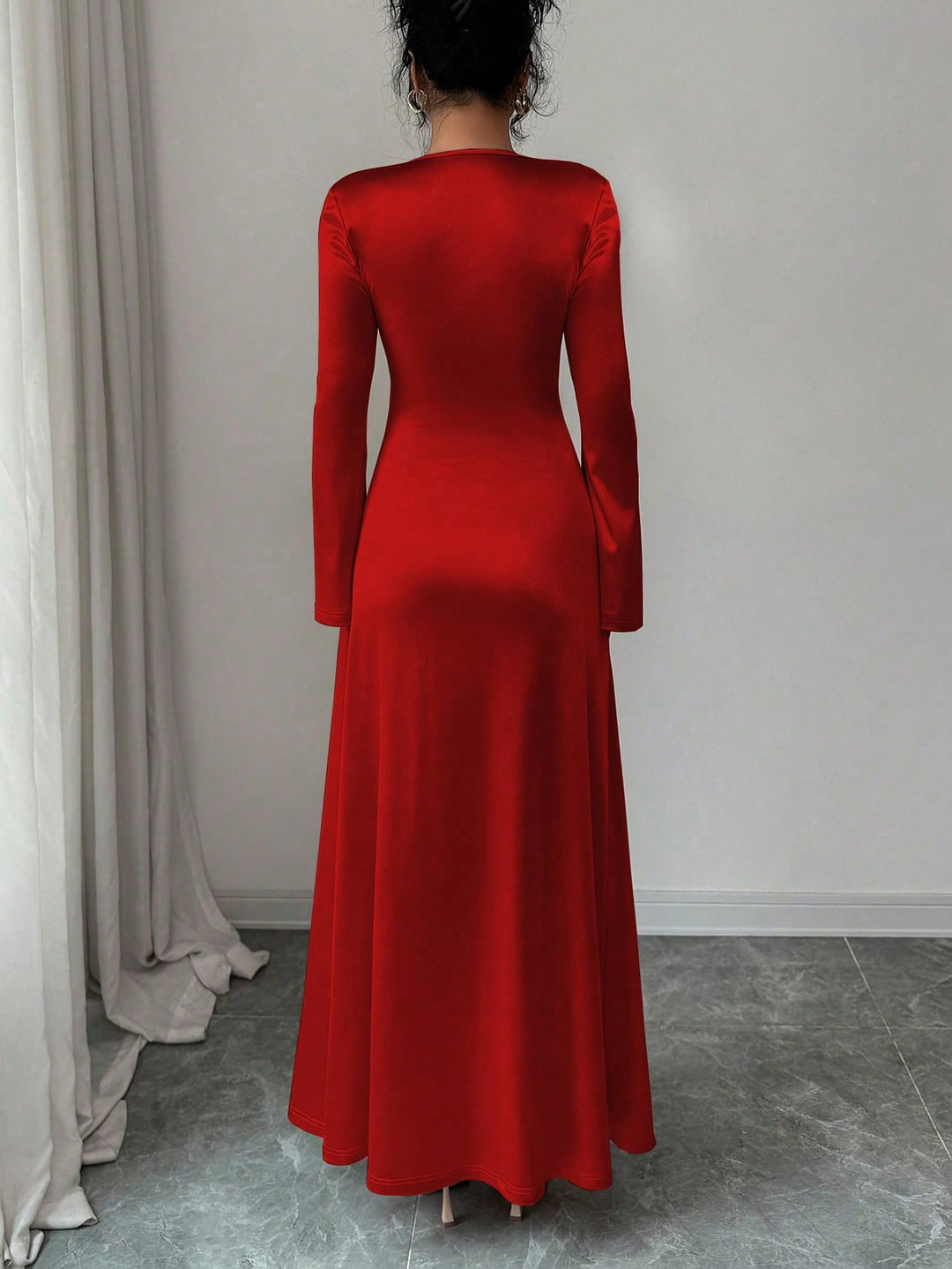 Rochie maxi SHEIN, roșu