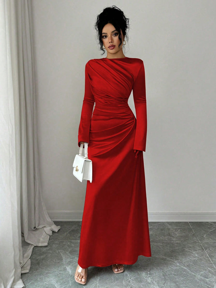 Rochie maxi SHEIN, roșu