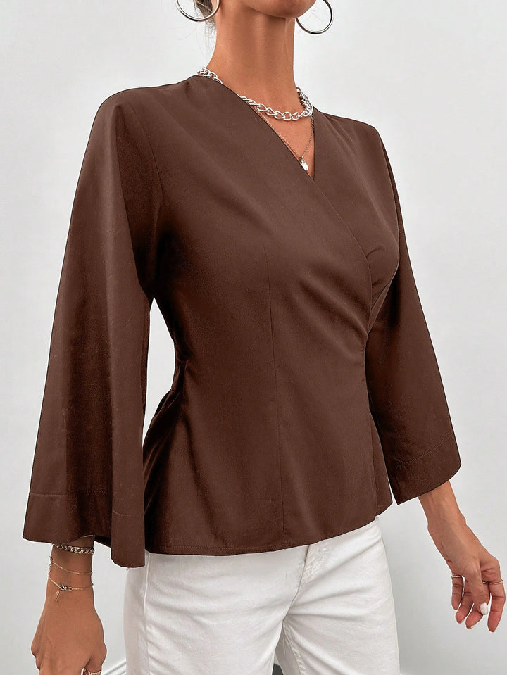 Cardigan SHEIN, maro