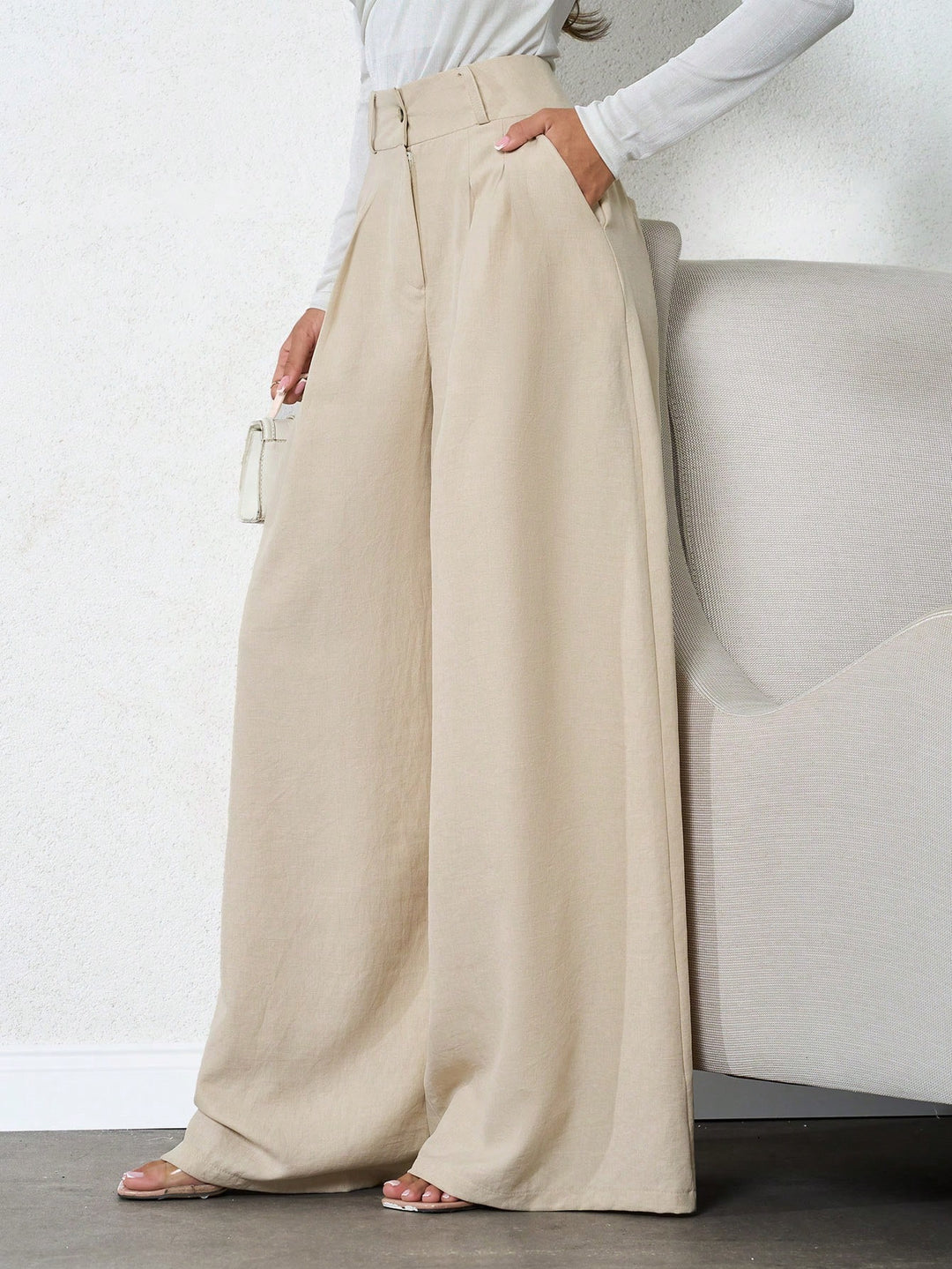 Pantaloni SHEIN, bej