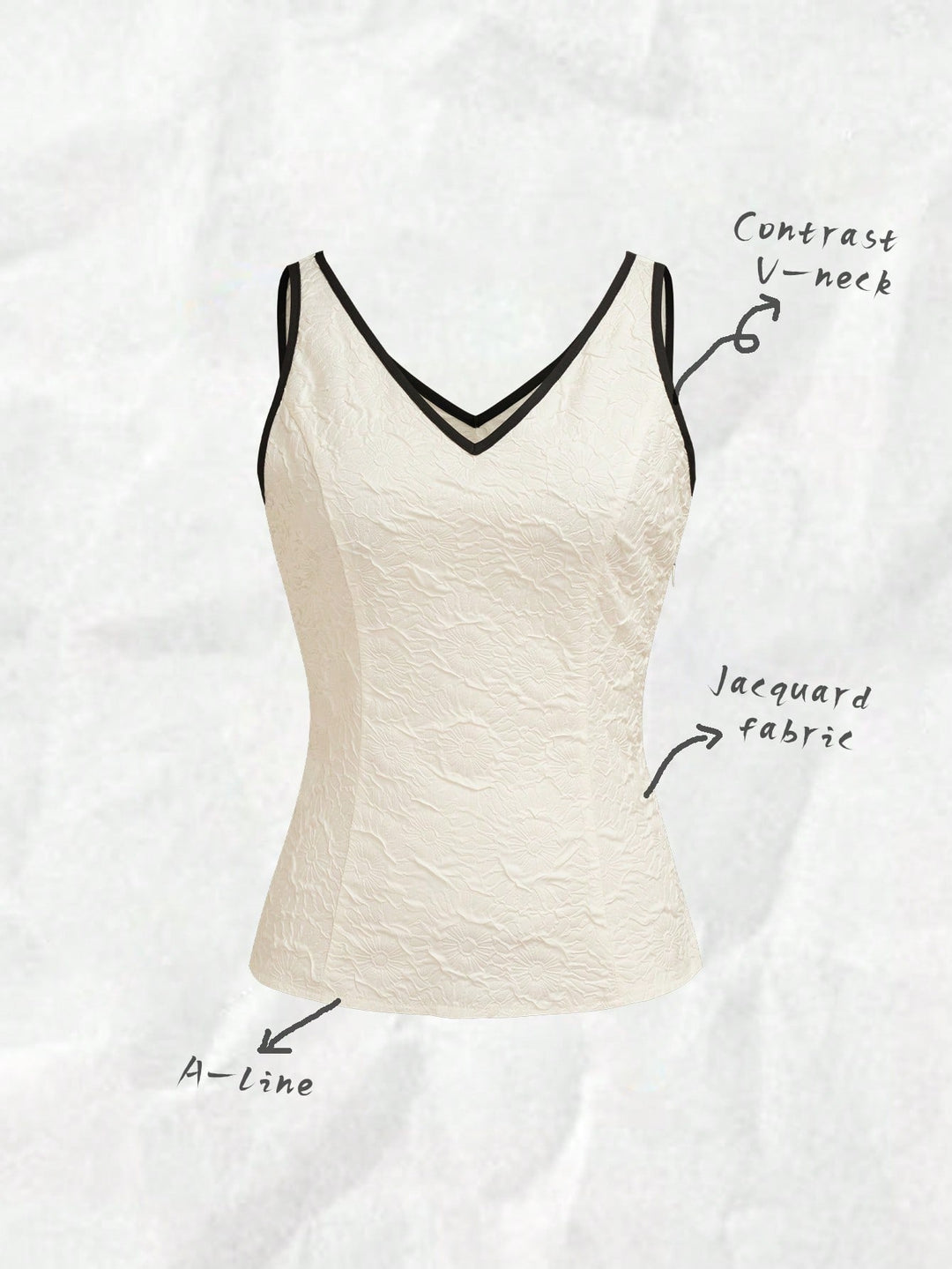 SHEIN top, fehér