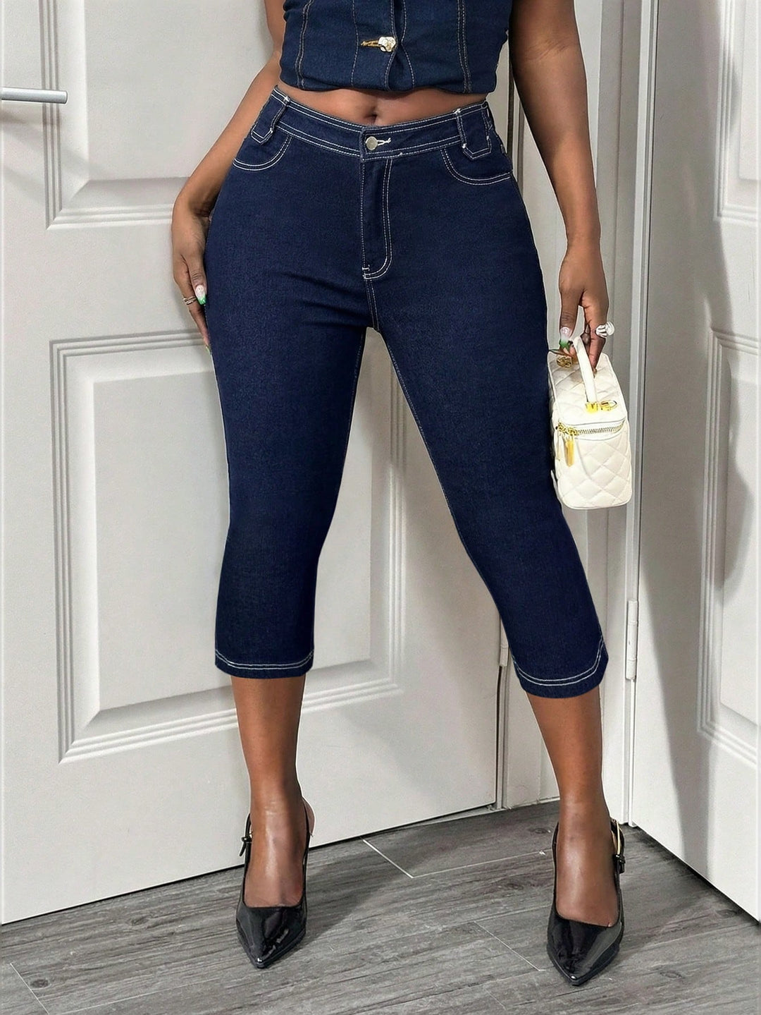Jeans SHEIN, albastru