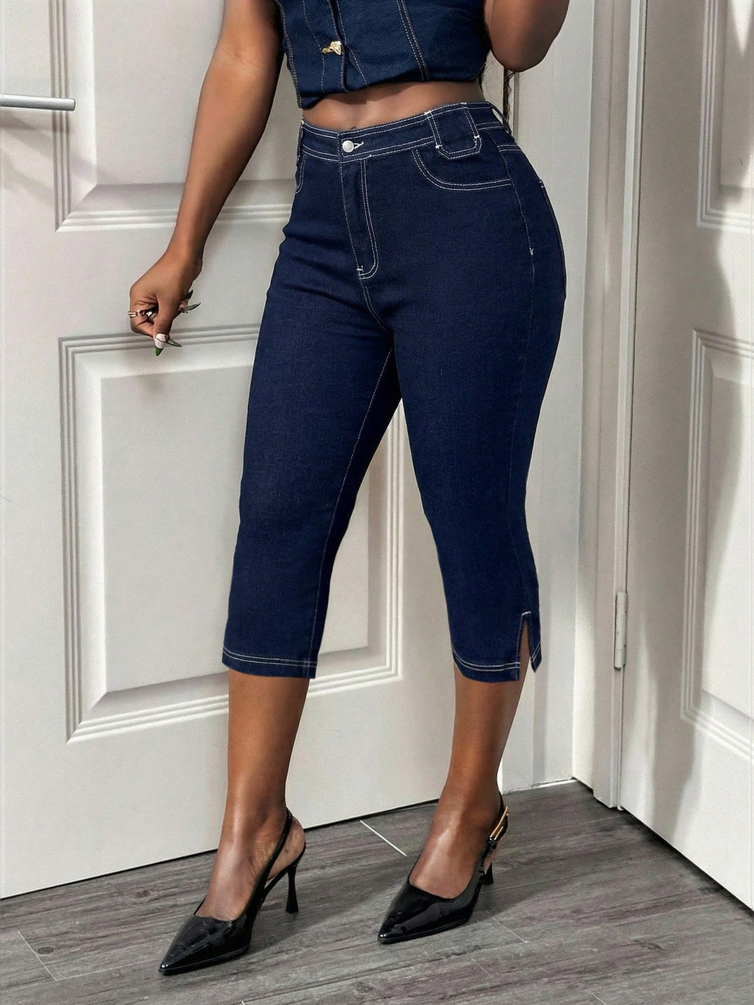 Jeans SHEIN, albastru