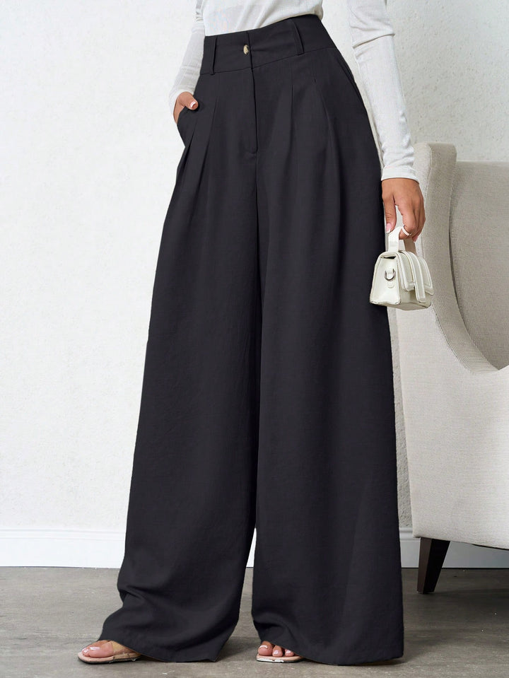 Pantaloni SHEIN, negru