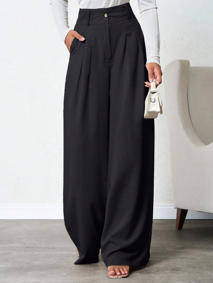 Pantaloni SHEIN, negru