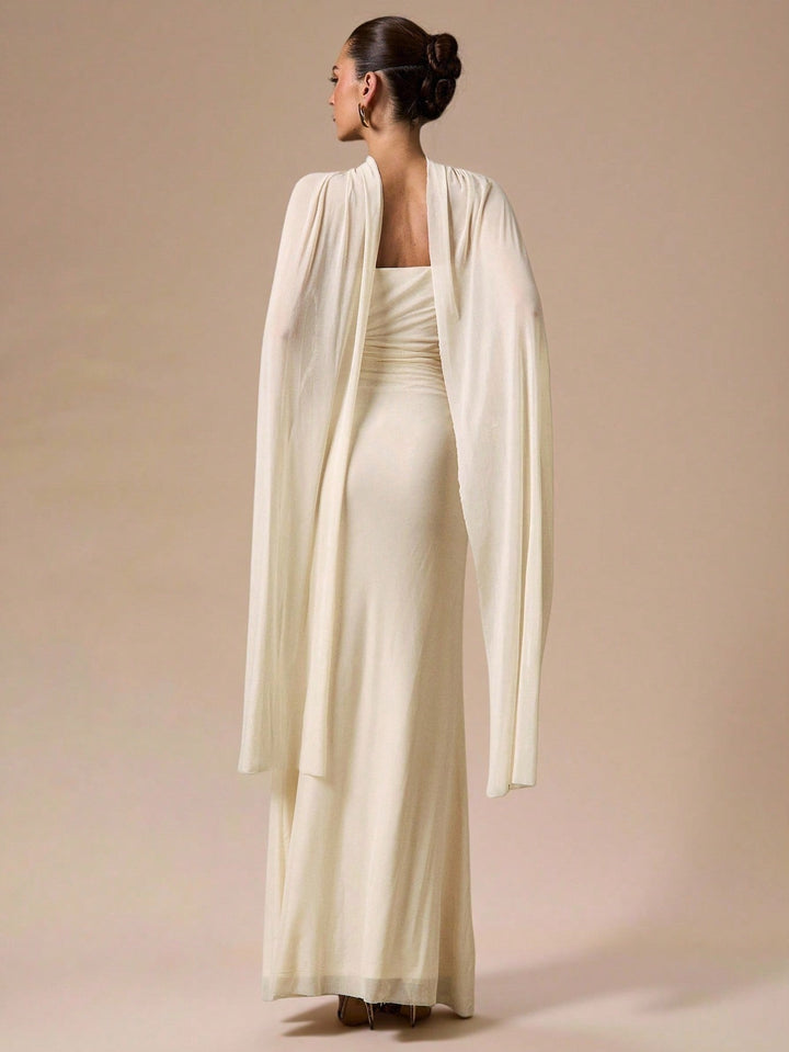 SHEIN Maxi dress, beige