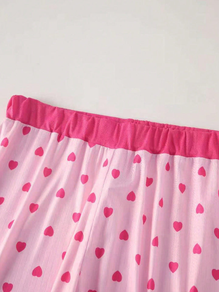 Set pijamale SHEIN, roz