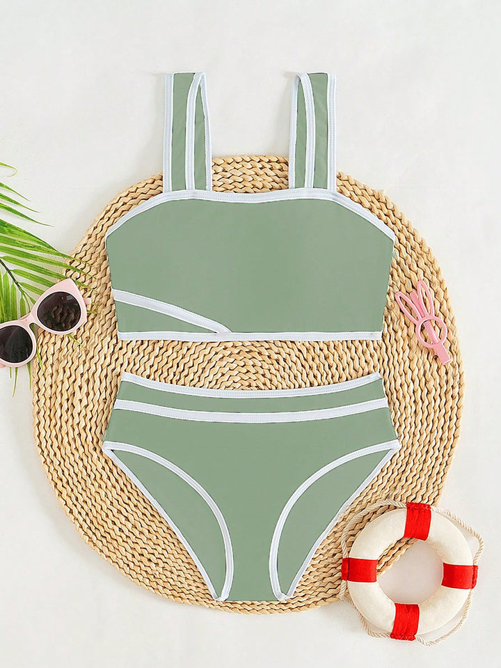 Set bikini SHEIN, turcoaz