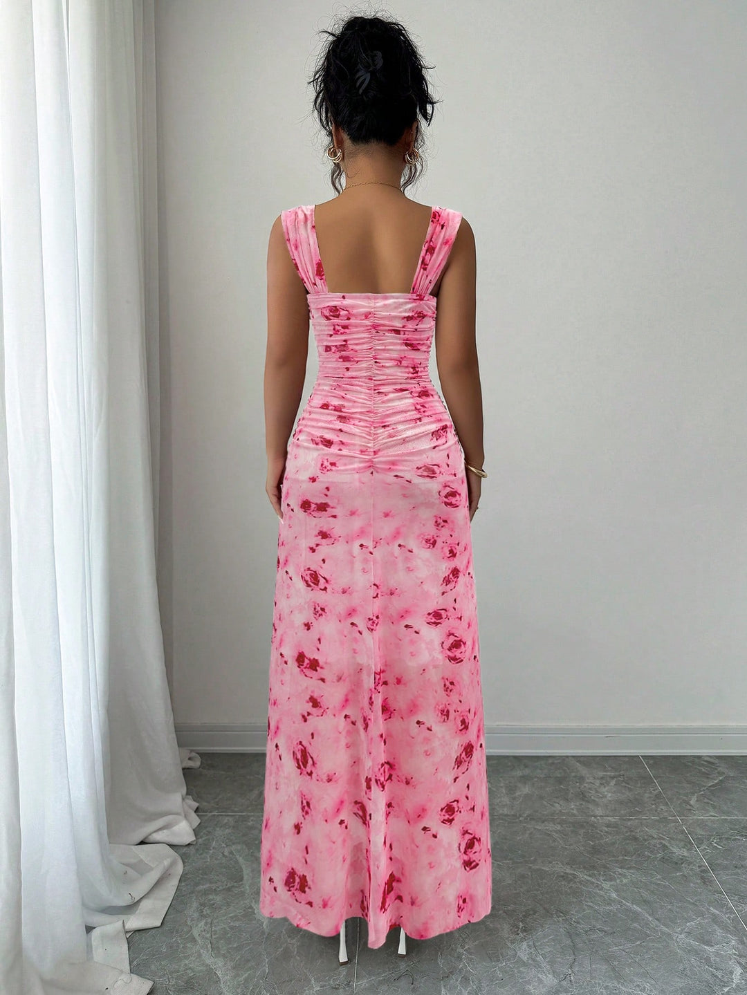 Rochie maxi SHEIN, roz