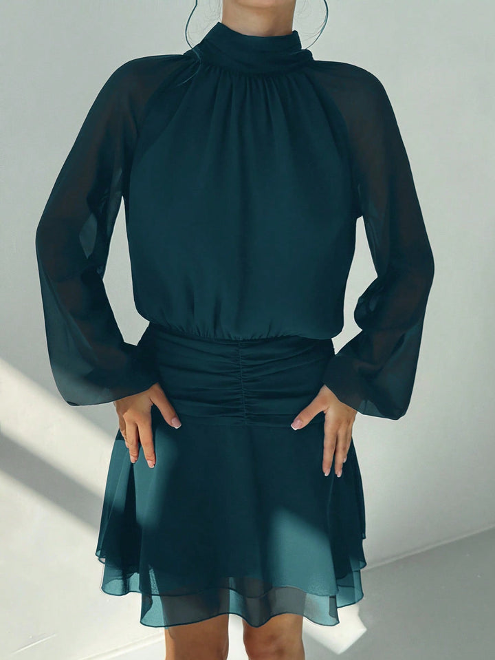 Rochie mini SHEIN, turcoaz