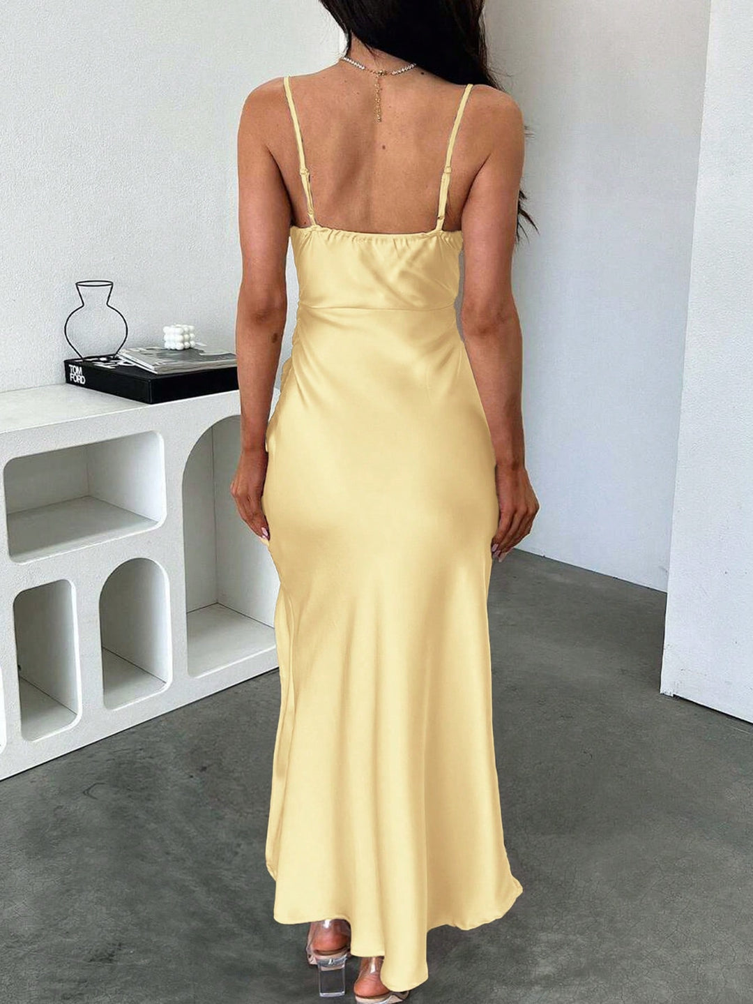 Rochie maxi SHEIN, galben