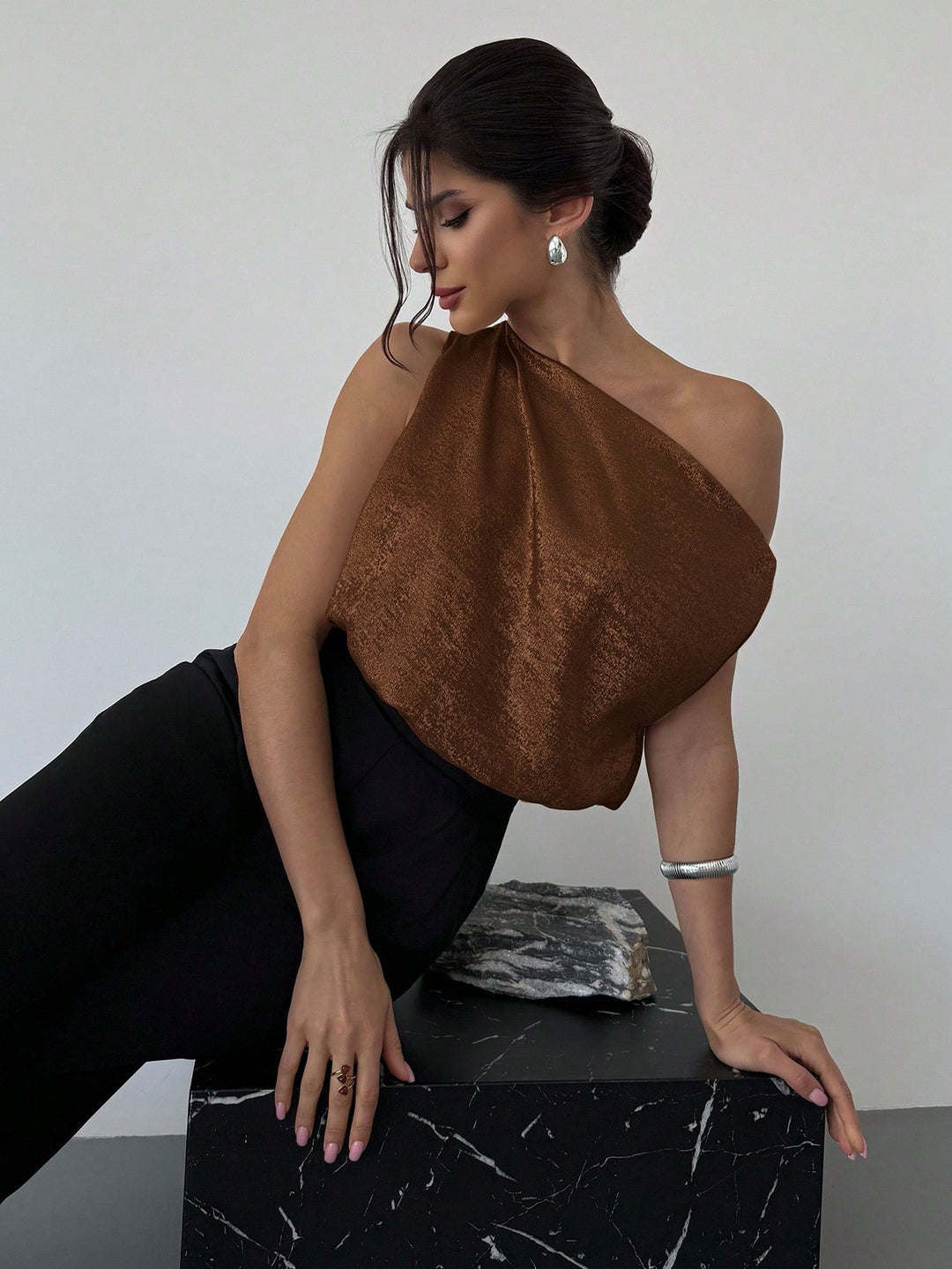Bluza SHEIN, maro