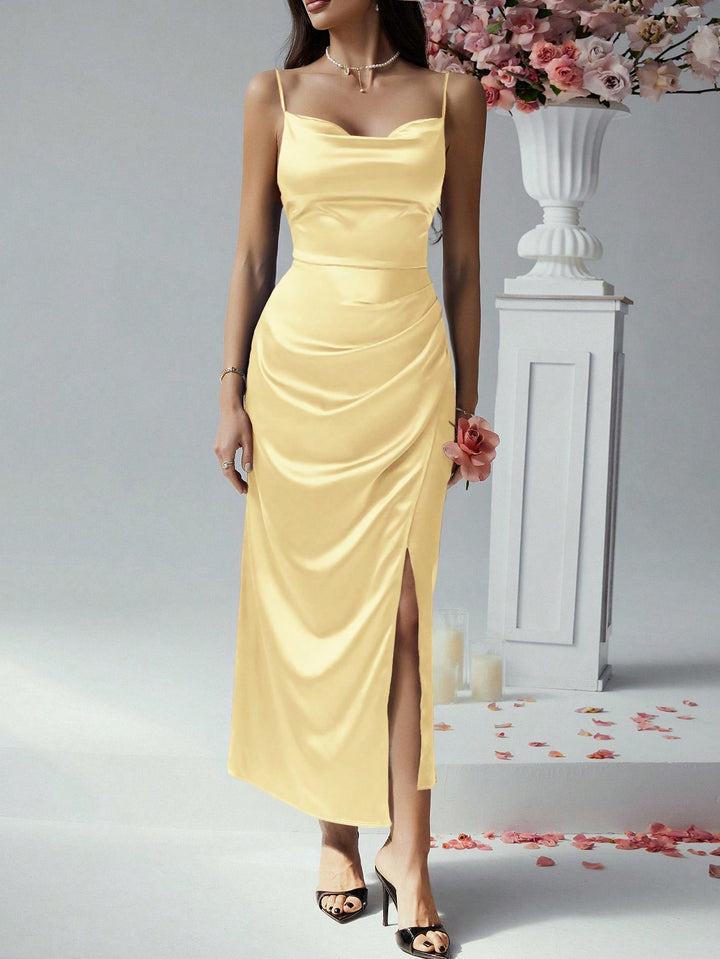 Rochie maxi SHEIN, galben