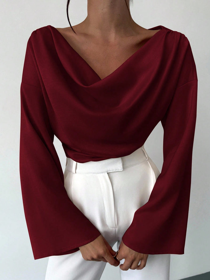Bluza SHEIN, vișiniu