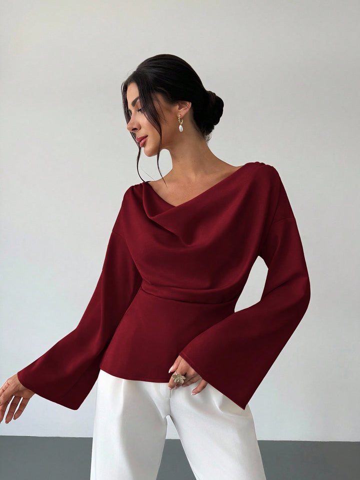 Bluza SHEIN, vișiniu