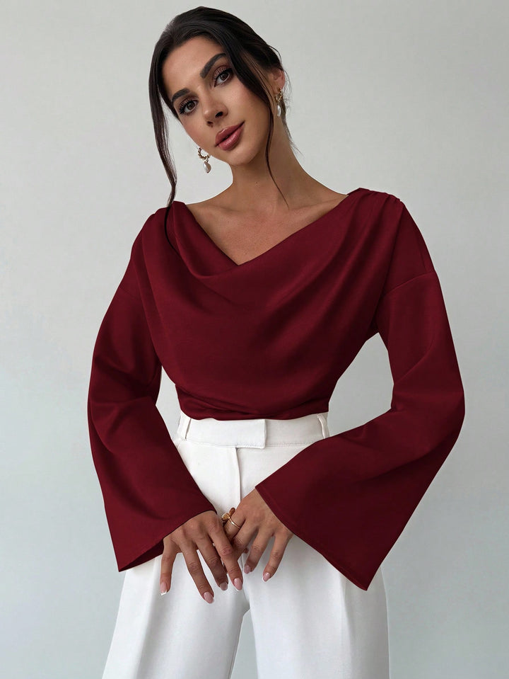 Bluza SHEIN, vișiniu