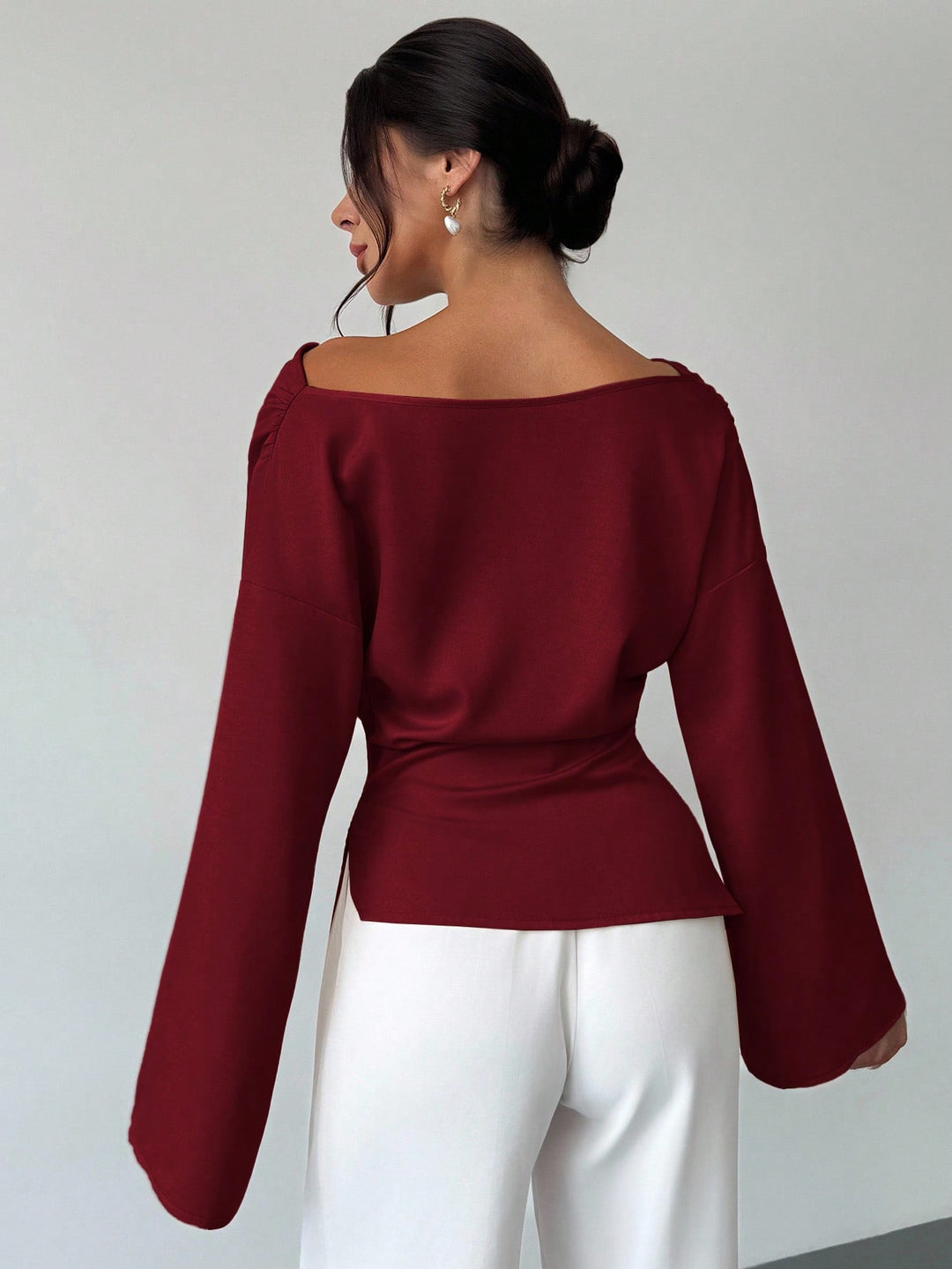 Bluza SHEIN, vișiniu