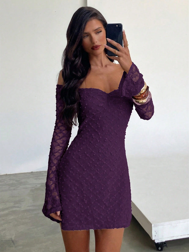 Rochie scurtă SHEIN, mov