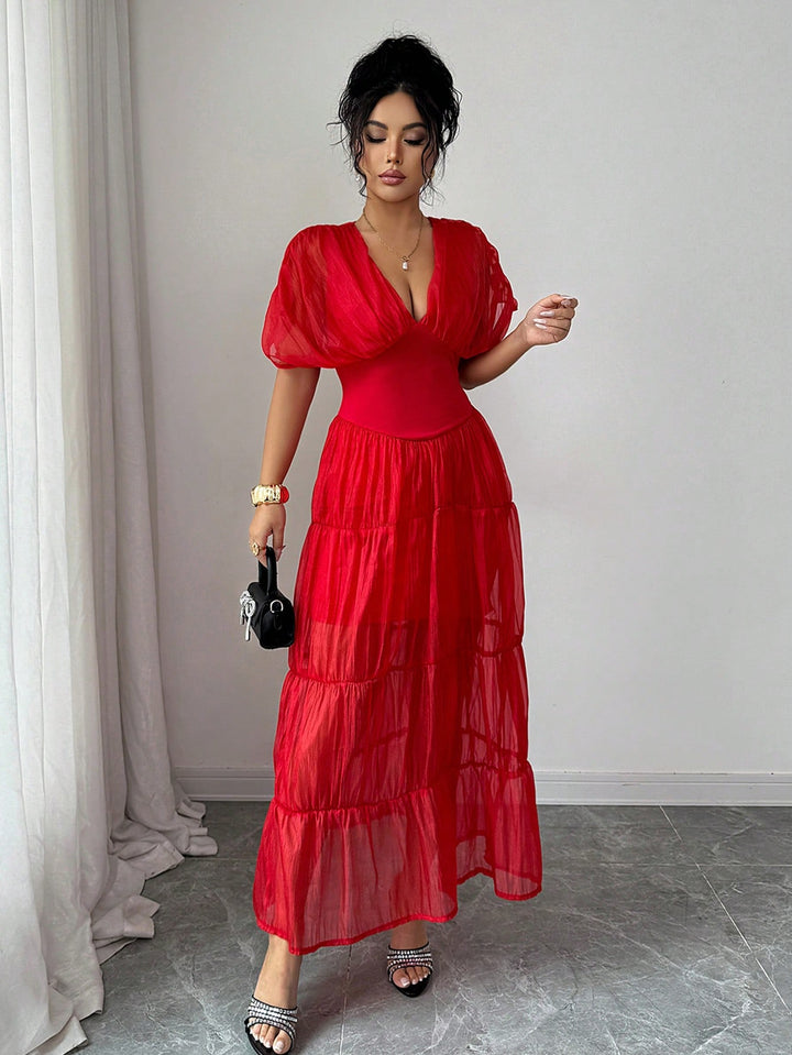 Rochie maxi SHEIN, roșu