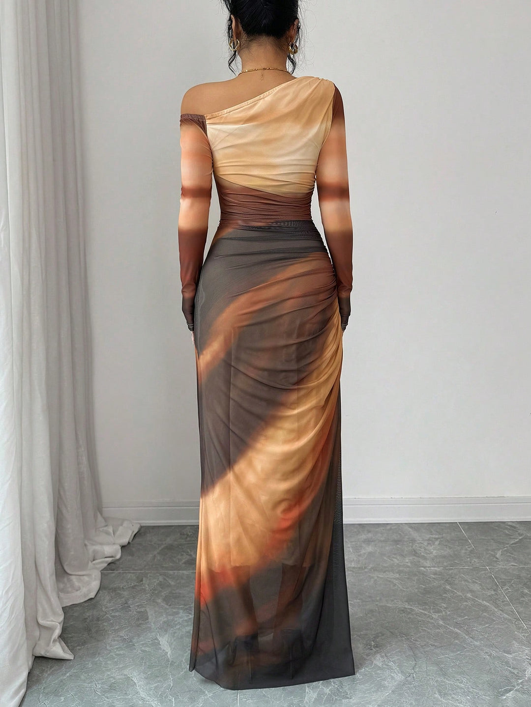 Rochie maxi SHEIN, mix culori