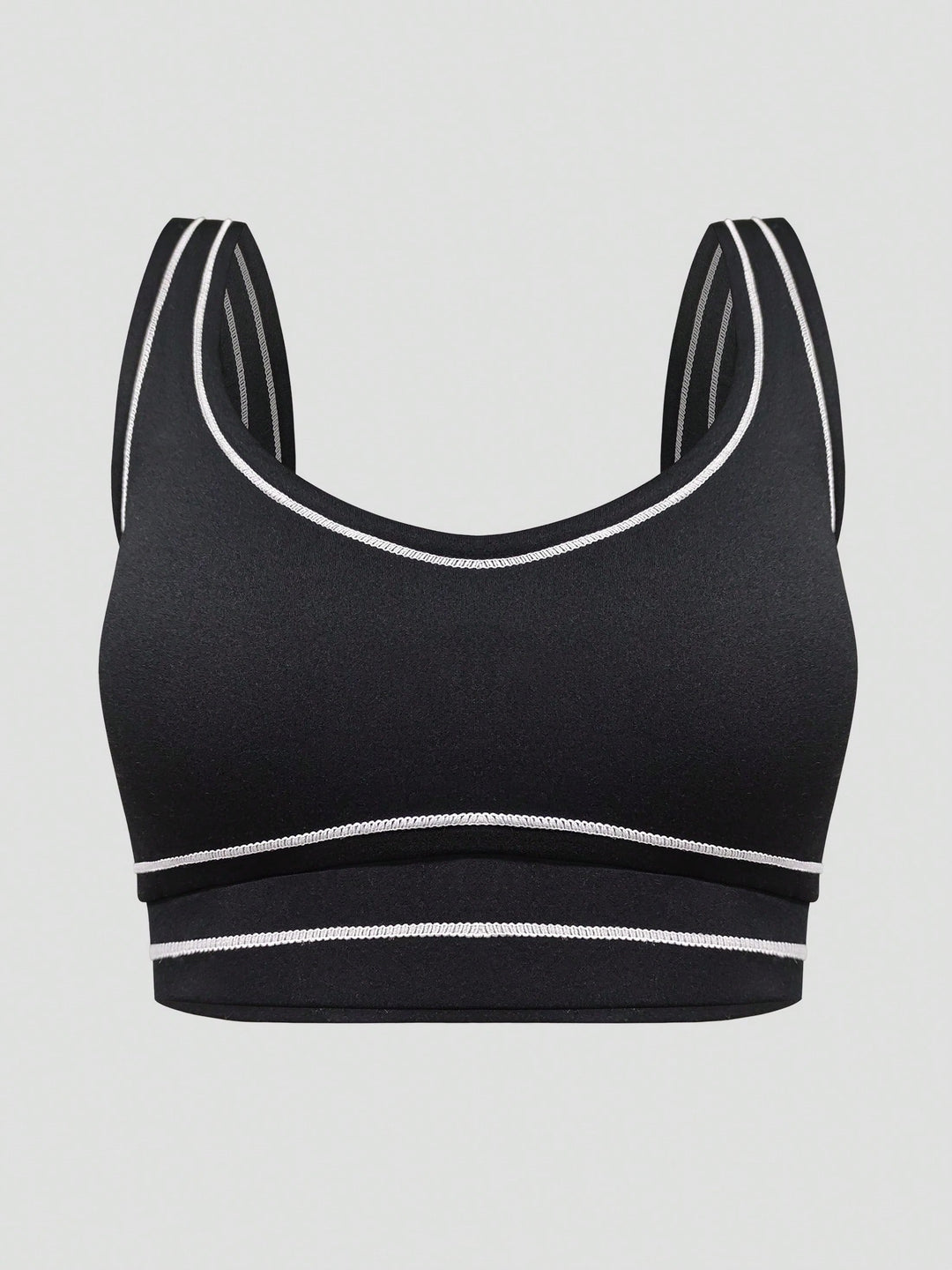 Bustieră sport SHEIN, negru