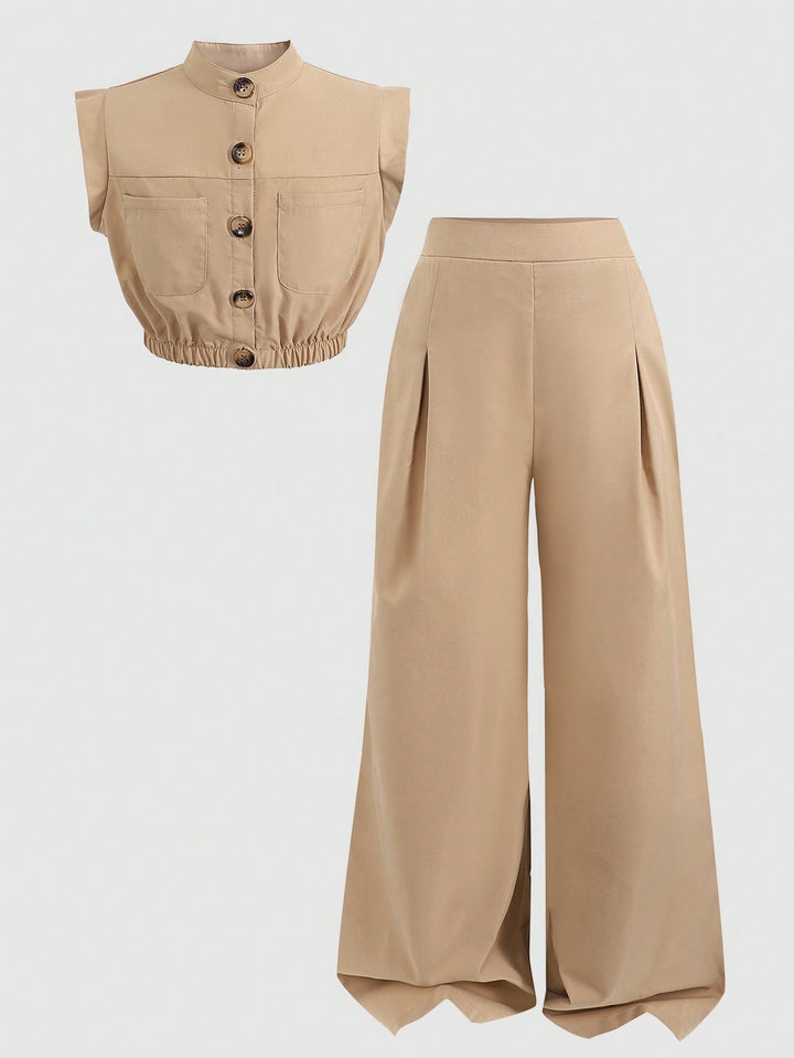SHEIN szett, khaki