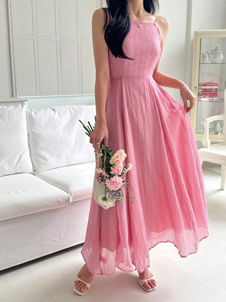 Rochie midi SHEIN, roz