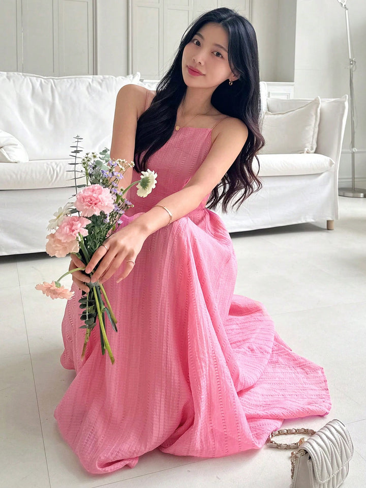 Rochie midi SHEIN, roz