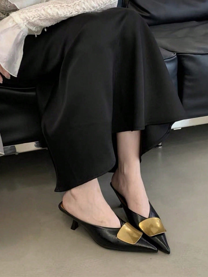 Pantofi cu toc SHEIN, negru