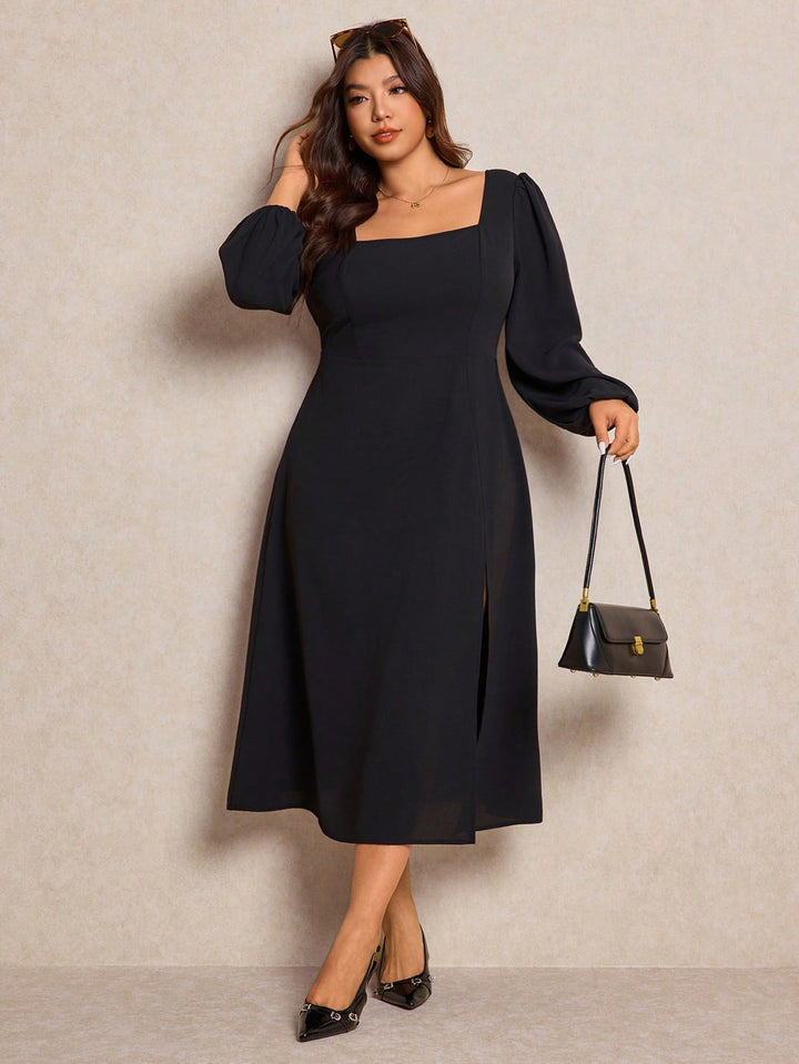 Rochie midi SHEIN, negru