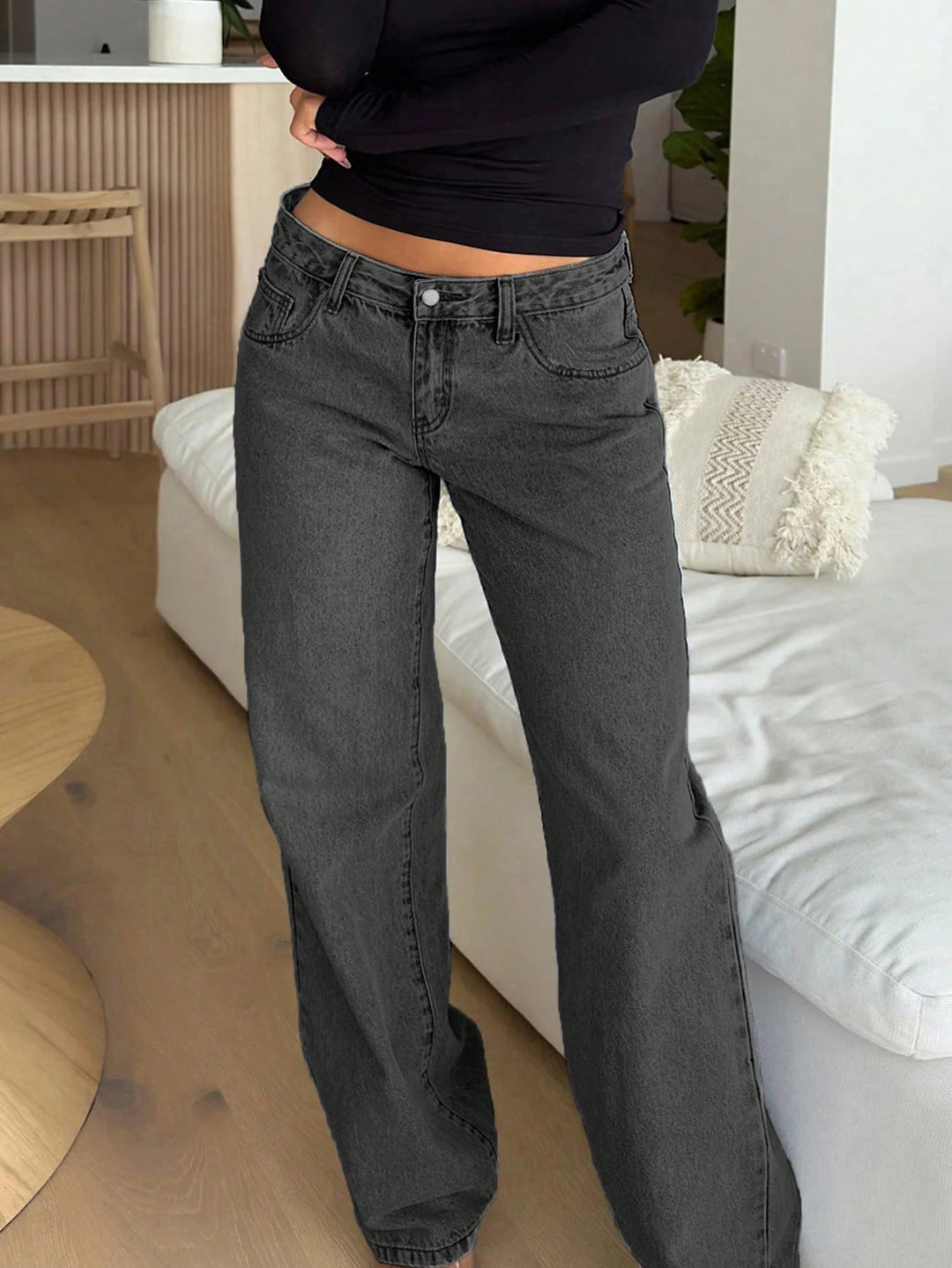 Jeans SHEIN, gri