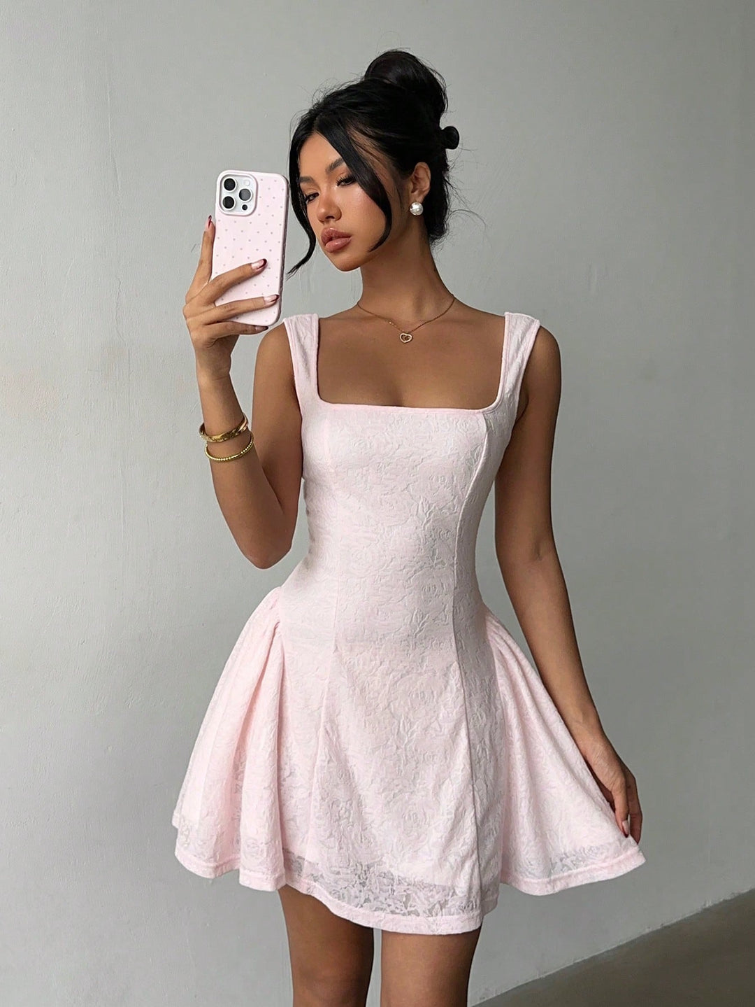 Rochie mini SHEIN, roz