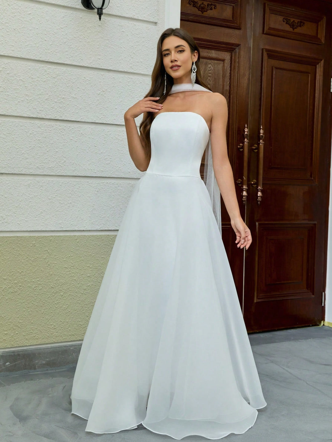 Rochie de mireasă SHEIN, alb