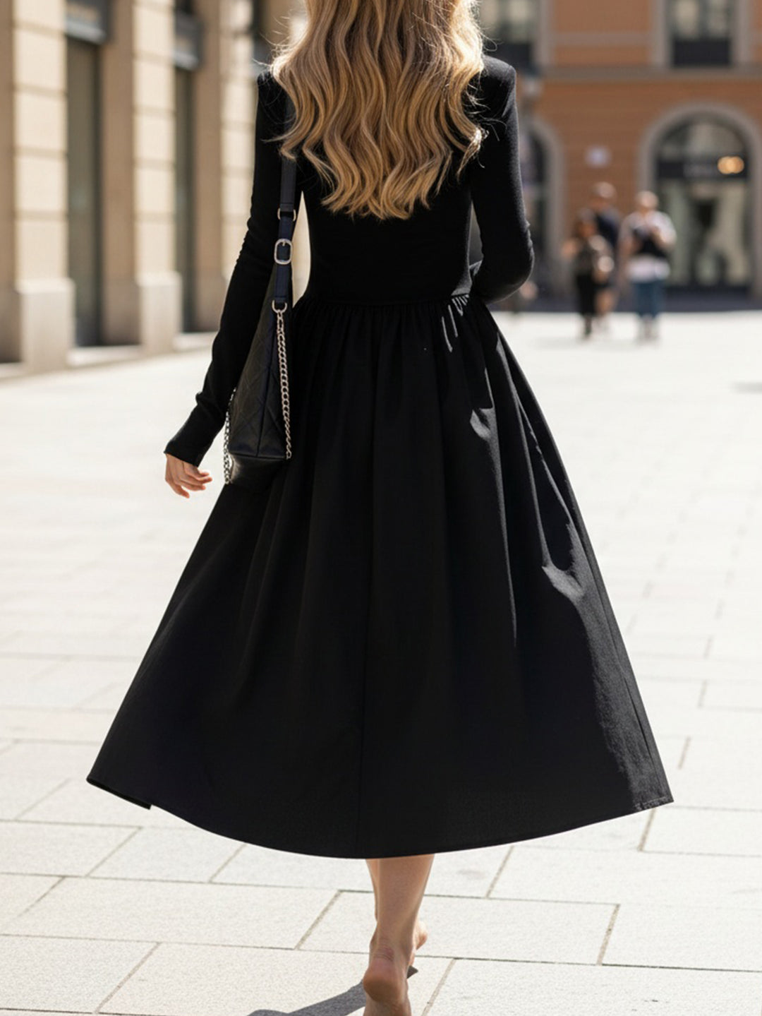 Rochie midi SHEIN, negru