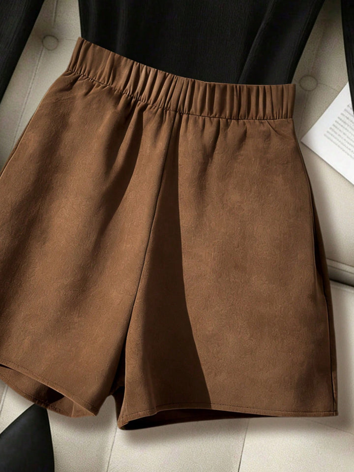 Pantaloni scurți SHEIN, vișiniu