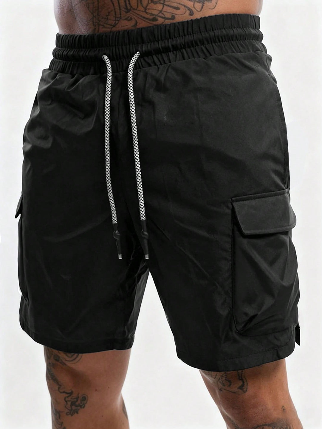 Pantaloni scurți SHEIN, negru