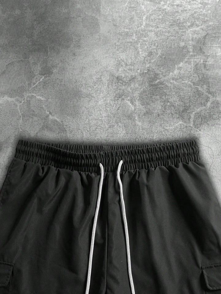 Pantaloni scurți SHEIN, negru