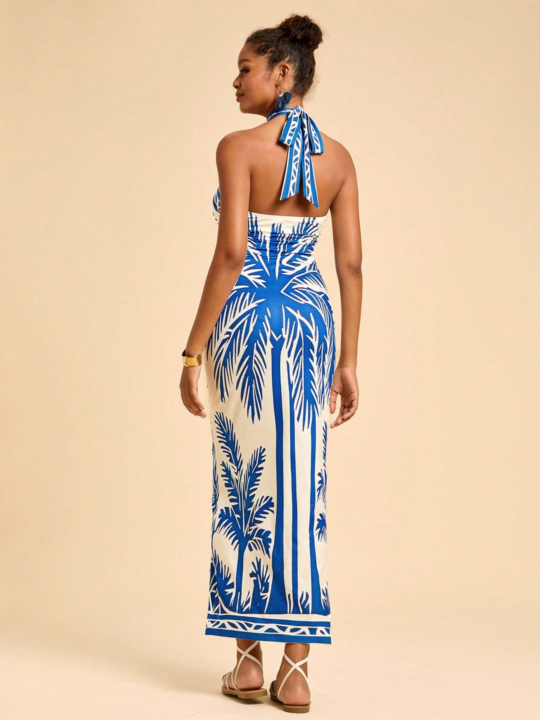 SHEIN maxi ruha, kék