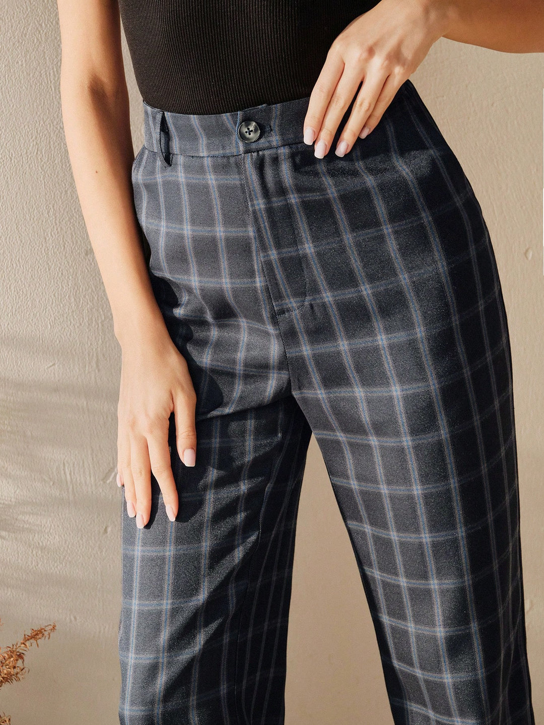 Pantaloni SHEIN, albastru
