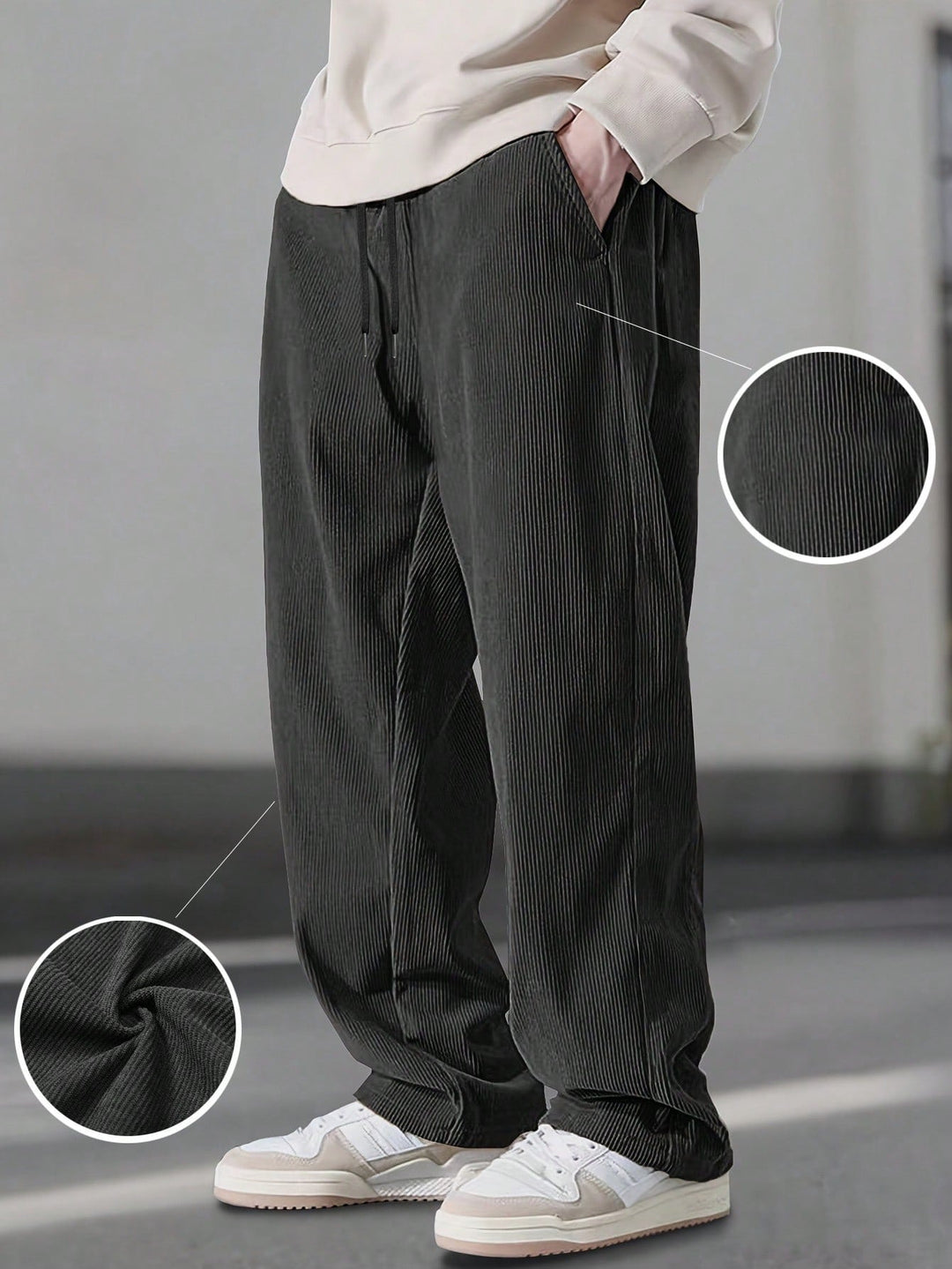 Pantalon SHEIN, negru