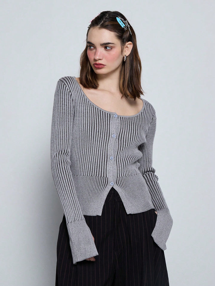 Cardigan SHEIN, gri