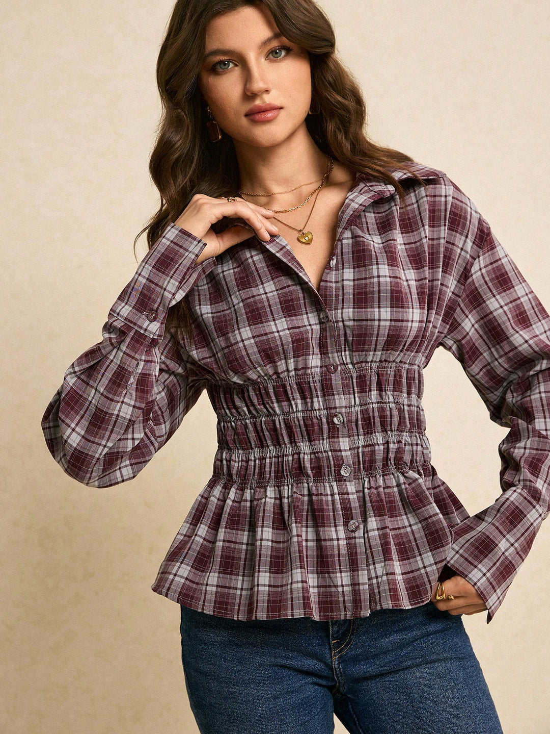 Bluza SHEIN, maro