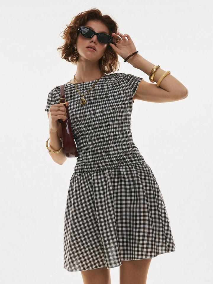 Rochie mini SHEIN, maro