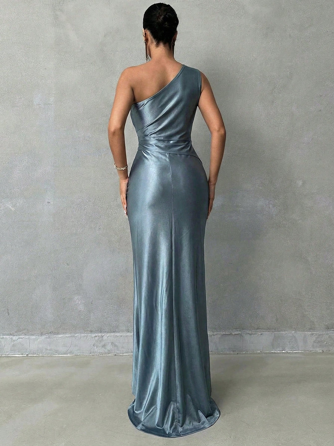 Rochie maxi SHEIN, turcoaz