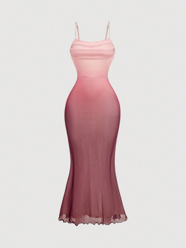 Rochie maxi SHEIN, roz