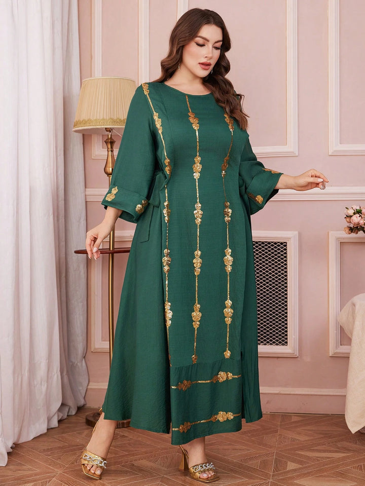 Rochie maxi SHEIN, verde