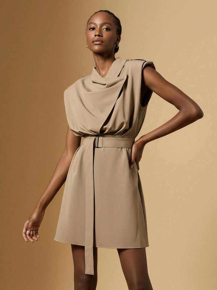 SHEIN rövid ruha, khaki